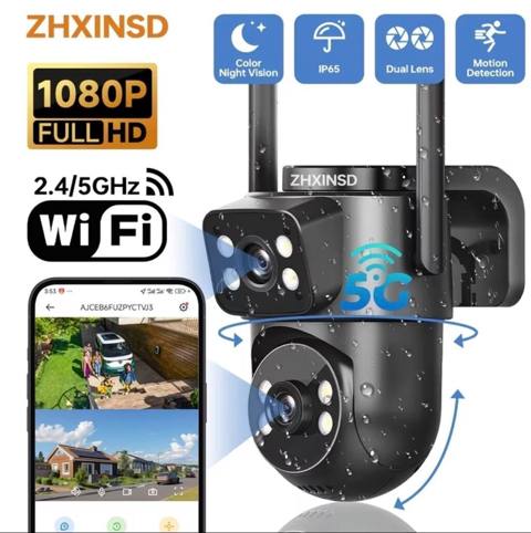 Zhxınsd Wi‑Fi Xarici Təhlükəsizlik Kamerası - 1080P Full HD görüntü — Баку