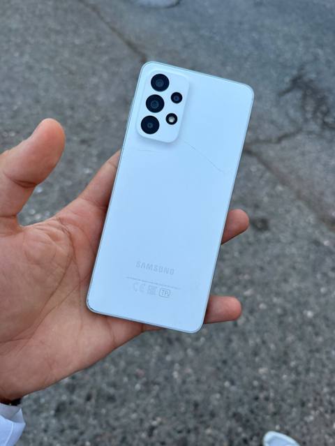 Samsung Galaxy A33 5G, 128 GB, rəng - Ağ, Barmaq izi — Baku