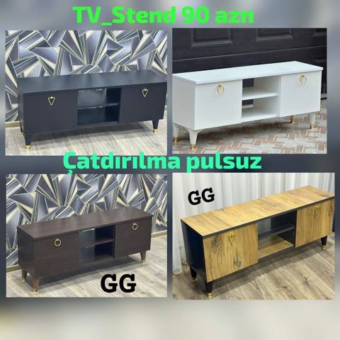TV stendləri – 90 AZN Çatdırılma pulsuz - Müasir dizaynlı TV altlığı — 90 ₼ · Digah · Televizor altlıqları və standlar TV stendləri – 90 AZN Çatdırılma pulsuz - Müasir dizaynlı TV altlığı — Digah