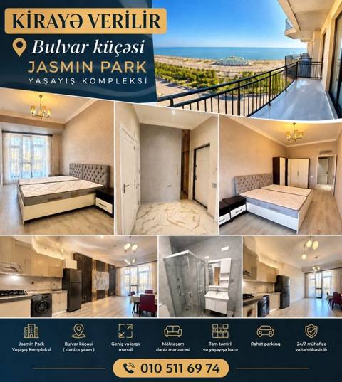 Kirayə verilir – Jasmin Park Yaşayış Kompleksi, Bulvar küçəsi (dənizə — 600 ₼ · Sumqayıt · Mənzil Kirayə verilir – Jasmin Park Yaşayış Kompleksi, Bulvar küçəsi (dənizə — Sumqayıt