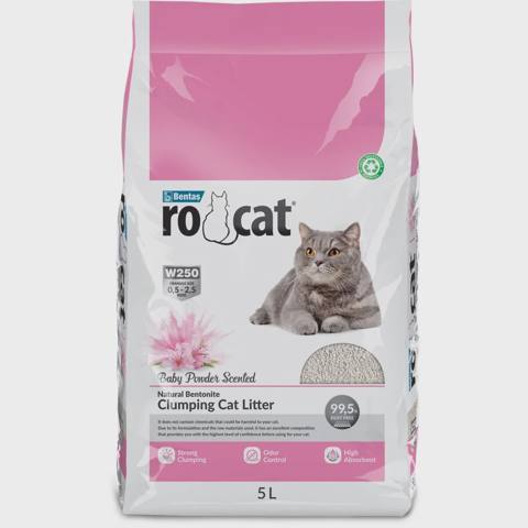 Rocat körpə pudrası ətirli topalaşan pişik qumu, 5 l — 7 ₼ · Баку · Pişiklər Rocat körpə pudrası ətirli topalaşan pişik qumu, 5 l — Баку