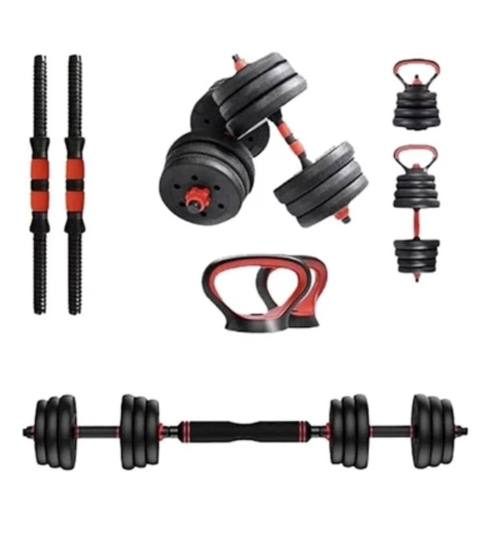 Çevik 3-ü 1-də idman dəsti – qantel, ştanq və kettlebell funksiyası — 49 ₼ · Баку · Dumbbellər, barbelər, diskləri Çevik 3-ü 1-də idman dəsti – qantel, ştanq və kettlebell funksiyası — Баку