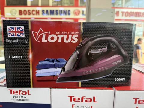 Lotus buxarlı ütü – model LT-8801, 3000W - Güc: 3000W – sürətli — Баку