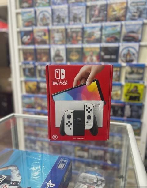 Oyun konsolu Nintendo Switch OLED White 64GB — 850 ₼ · Баку · Oyun konsolları Oyun konsolu Nintendo Switch OLED White 64GB — Баку