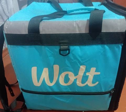 Wolt brendli termo çatdırılma çantası - Ölçü: böyük həcmli, kvadrat — Баку