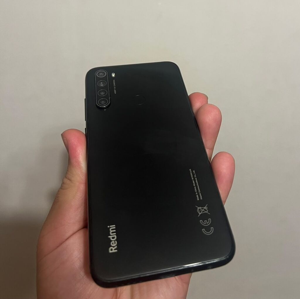 Redmi Note 8, 128 GB, rəng - Qara, Barmaq izi