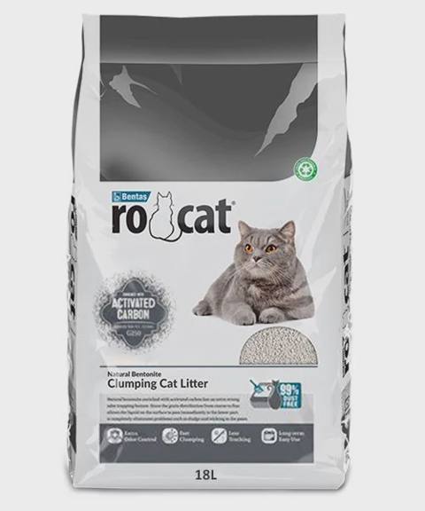 Rocat aktivləşdirilmiş karbonlu topalaşan pişik qumu, 18 l — 18 ₼ · Баку · Pişiklər Rocat aktivləşdirilmiş karbonlu topalaşan pişik qumu, 18 l — Баку