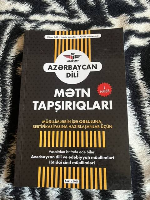 Azərbaycan dili – mətn tapşırıqları (nv Academy, 1-ci nəşr) — Баку