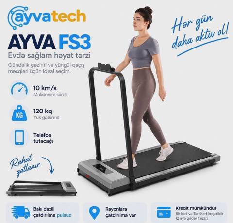 Qaçış trenajoru Ayva FS3 — 639 ₼ · Baku · İdman, hobi, istirahət Qaçış trenajoru Ayva FS3 — Baku