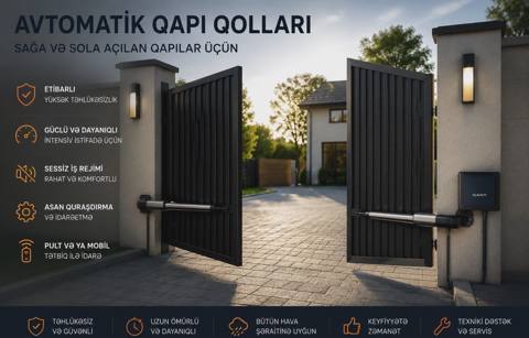 Avtomatik darvaza mühərriki Cane S-800 — Fancony Elektroniks