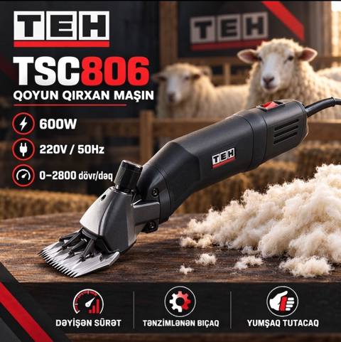 Tük qırxan maşın TEH TSC806 — Bakı