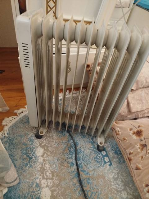 Yağlı radiator (elektrik) — 10 bölməli - Elektriklə işləyən yağ — Баку