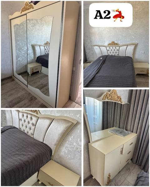 Aynur 2 Endirim edildi. Yataq dəsti satılır — 550₼. Ünvan: Savalan — Asya — ავეჯი