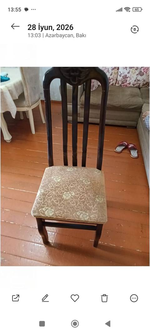 Mebel dəsti – stul və 2 ədəd kompakt masa 6 stul 55₼ jurnal masa 35₼ — 10 ₼ · Баку · Masalar və stullar Mebel dəsti – stul və 2 ədəd kompakt masa 6 stul 55₼ jurnal masa 35₼ — Баку
