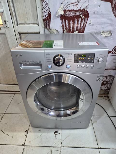 Paltaryuyan maşın LG, 6 kq, İşlənmiş, Avtomat, Qurutma var, Pulsuz çatdırılma, Ödənişli çatdırılma — Həbib — საყოფაცხოვრებო ტექნიკა