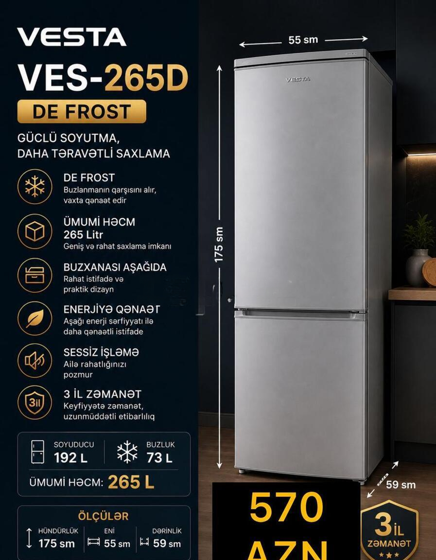 Vesta Soyuducu — Soyuducular, Bakı