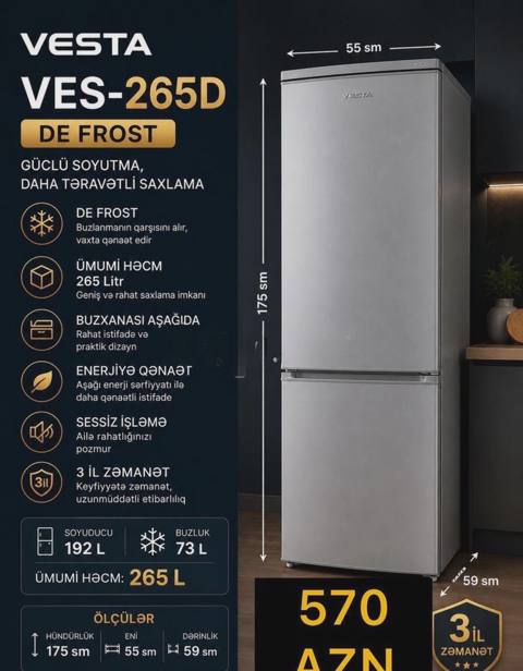 Vesta Soyuducu — Bakı
