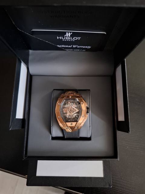 İşlənmiş, Qol saatı, Hublot, rəng - Qızılı — Bakı