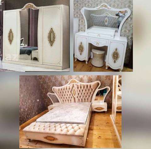 İkinəfərlik çarpayı, Dolab, Termo, Tumba, İşlənmiş — 480 ₼ · Баку, Nizami · Yataq otağı mobilya dəstləri İkinəfərlik çarpayı, Dolab, Termo, Tumba, İşlənmiş — Баку