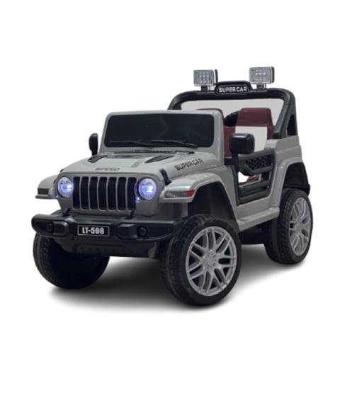 Uşaq elektrik avtomobili Yuanxing Jeep Supercar LT-598, boz, 3+ yaş — Товарлар