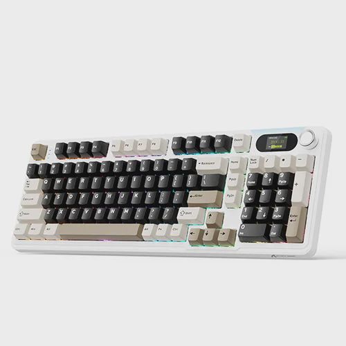 Attack Shark X98 Pro Cheese White Gaming Keyboard — Klaviaturalar və siçanlar, Bakı