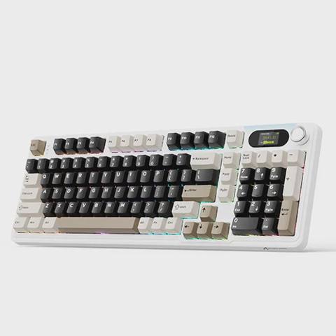 Attack Shark X98 Pro Cheese White Gaming Keyboard — 205 ₼ · Baku · Klaviaturalar və siçanlar Attack Shark X98 Pro Cheese White Gaming Keyboard — Baku