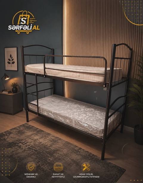 Uşaq çarpayı Qara rəng — 130 ₼ · Bakı · Mebel Uşaq çarpayı Qara rəng — Bakı