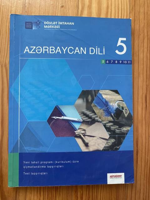 Məhsul: “Azərbaycan dili 5” – Dövlət İmtahan Mərkəzi (DİM) nəşri — 2 ₼ · Дигях · Kitablar Məhsul: “Azərbaycan dili 5” – Dövlət İmtahan Mərkəzi (DİM) nəşri — Дигях