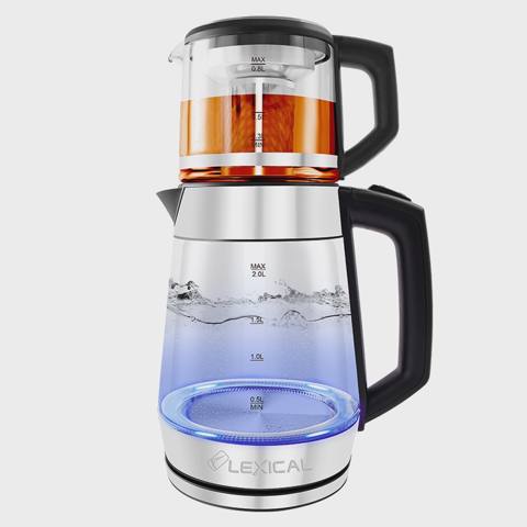 Lexical LTM-0855 Şüşə Elektrik Çaydan Dəsti – 2.8 L Ümumi Həcm — Бытовая техника