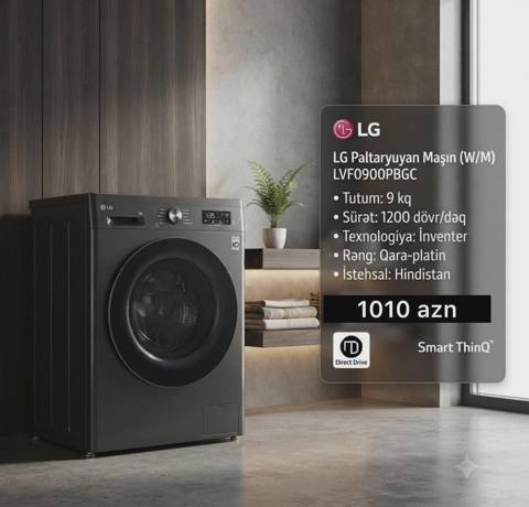 LG Paltaryuyan maşın — 1 010 ₼ · Bakı · Çamaşır maşınları LG Paltaryuyan maşın — Bakı