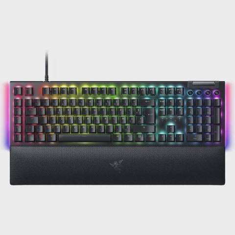 Razer BlackWidow V4 Yellow Switch En/ru Black (RZ03-04692500-R3R1) klaviatura — Баку