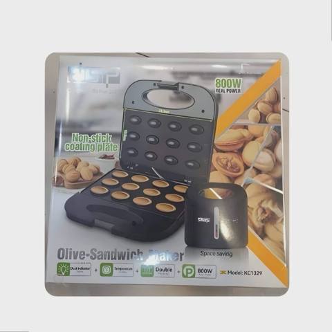 Vafli bişirən DSP SHRK_4884_00452 (KC-1329), 800W - SHRK_4884_00452 — Тұрмыстық техника