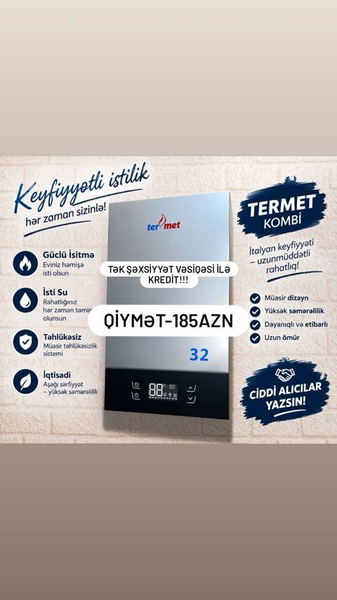 Yeni Kombi DemirDöküm 32 kVt, Pulsuz çatdırılma, Zəmanətli, Kredit var — Сарай