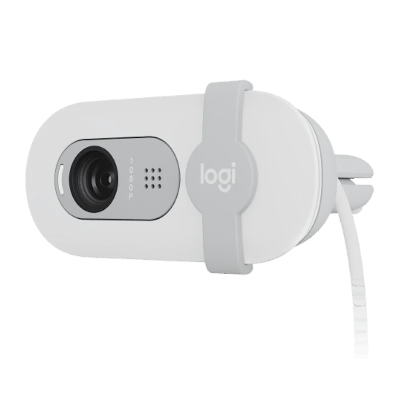 Logitech Brio 100 Full HD Webcam Off-White — Veb kameralar, Bakı (4)