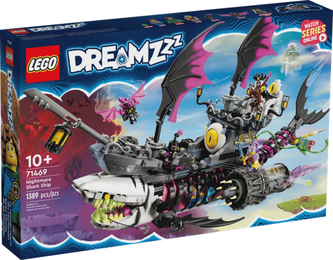 Lego DREAMZzz Nightmare Shark Ship (71469) konstruktor — Системные блоки