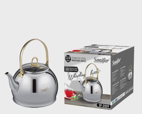 Çaydan Sonifer SF-2529, paslanmayan polad, gümüşü, 3 l — Бытовая техника