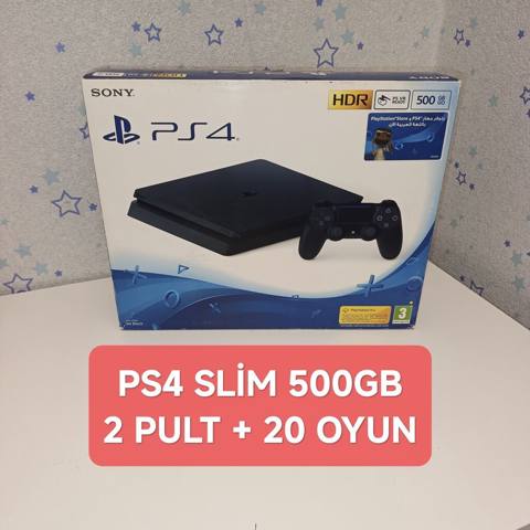 PS4 slim 500GB təzədi, alan özü şahidi olacaq, 1dəfə istifadə olunub — Elxan — Oʻyin pristavkalari
