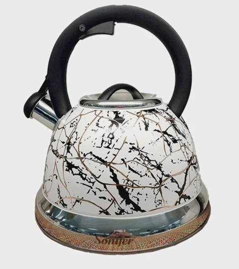 Çaydan Sonifer SF-2516, paslanmayan polad, ağ/qara, 3.5 l — Бытовая техника