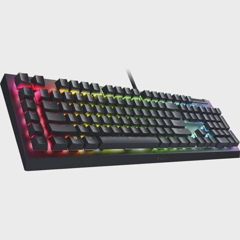 Razer BlackWidow V4 X Green Switch En/ru Black (RZ03-04700800-R3R1) klaviatura — Баку