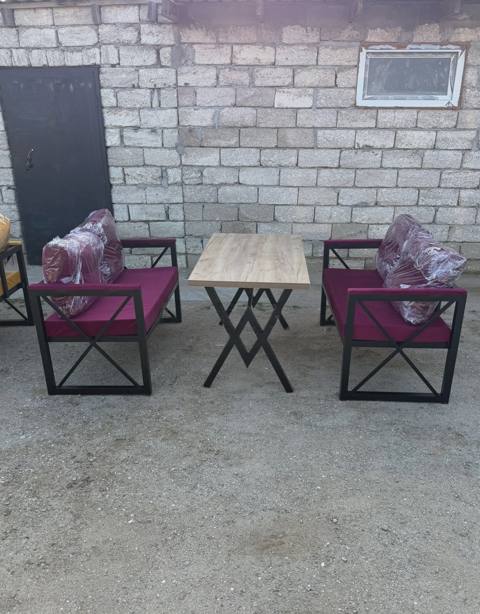 Bağ üçün masa Tünd qırmızı rəng — Bazar Shop — Gardening and backyard