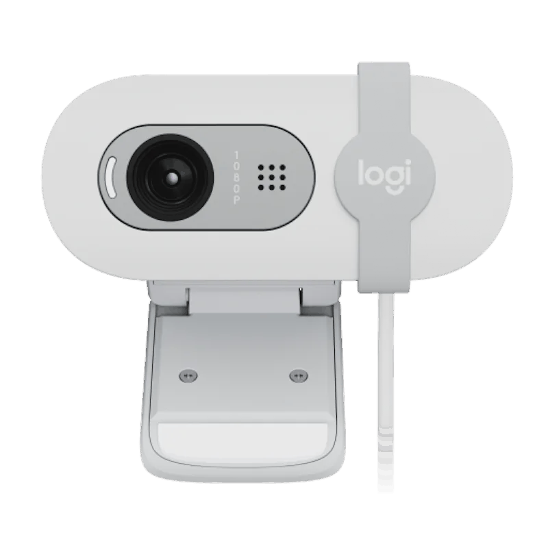 Logitech Brio 100 Full HD Webcam Off-White — Veb kameralar, Bakı (2)