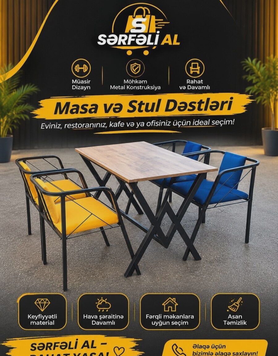Masa Qarışıq rəng — Mebel
