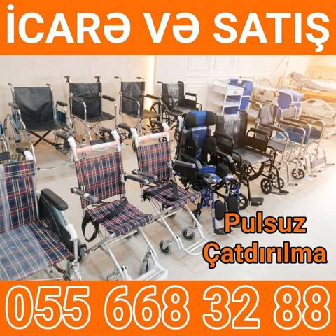 İcarə və satış üçün əlil arabaları və xəstə baxım yataqları — pərpər — Дарыкана