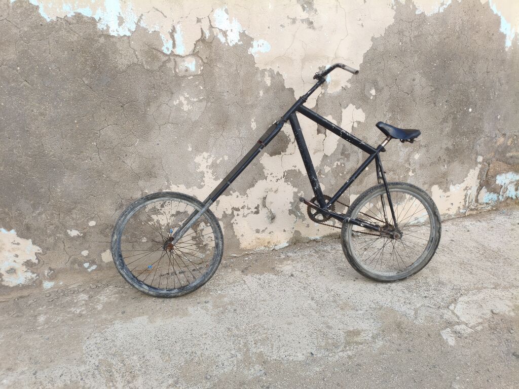 Xüsusi yığma uzun çəngəlli velosiped - Unikal “chopper/long-fork” — Yol velosipedləri, Digah (3)