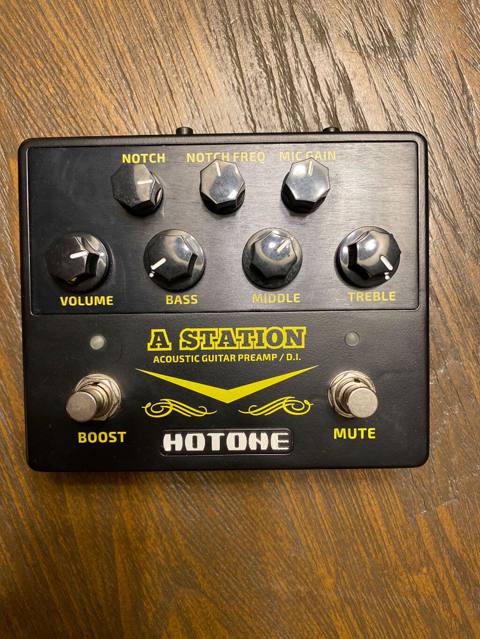 Hotone A Station – Akustik gitar üçün preamp və D.I. pedalı — Bakı