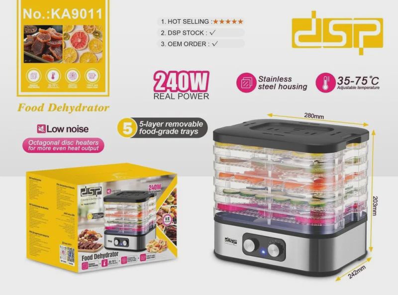 Meyvə Və Tərəvəz Quruducusu DSP KA9011 — Digər mətbəx texnikası, Bakı (2)