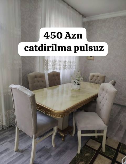 Masa desti satilir. *Qiymeti 450 Azn catdirilma pulsuz.* Unvan — NigAz mebel 🖤 — Столдор жана отургучтар