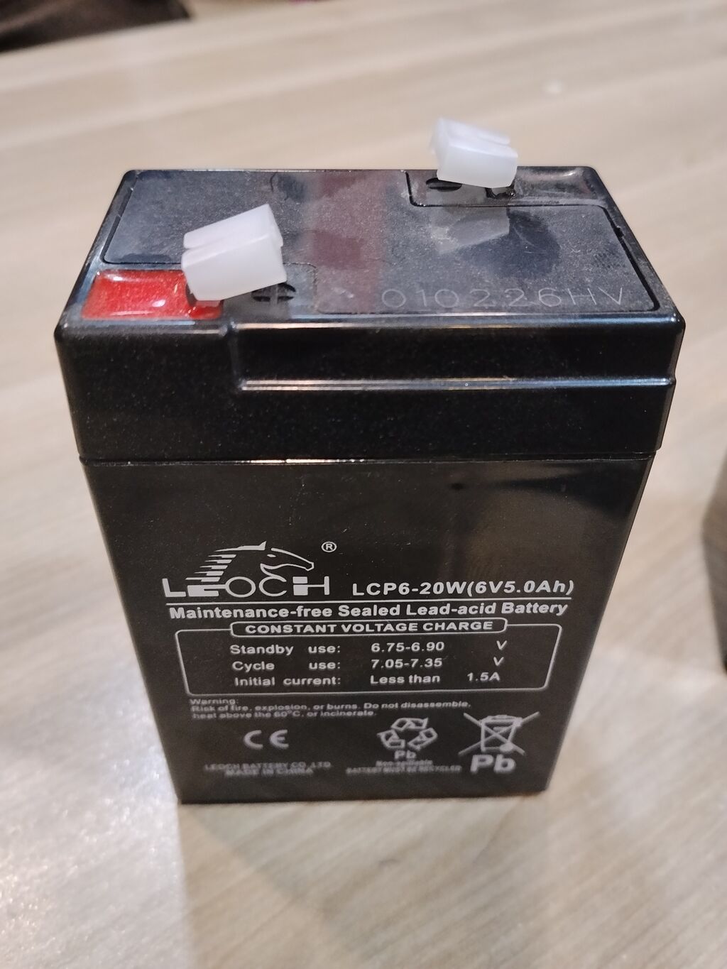 Leoch, 5 ah, Orijinal, Çin, Yeni — Akkumulyatorlar, Bakı (5)