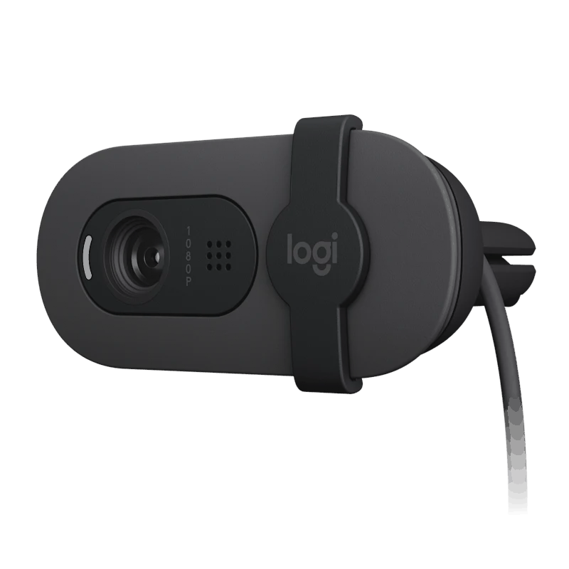 Logitech Brio 100 Full HD Webcam Graphite — Veb kameralar, Bakı (4)