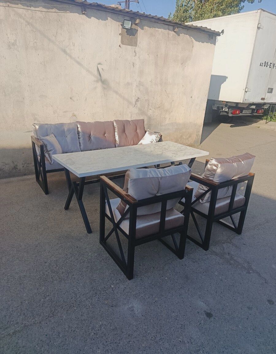 Bağ divanı Qara rəng — Mebel (2)